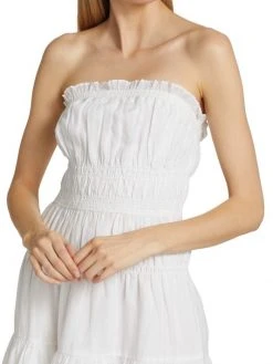 Frame Smocked Midi-Dress -Frame Sales Store unnamed file 2514