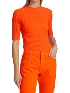 Frame Mixed Rib-Knit Sweater -Frame Sales Store unnamed file 2524