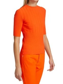 Frame Mixed Rib-Knit Sweater -Frame Sales Store unnamed file 2525