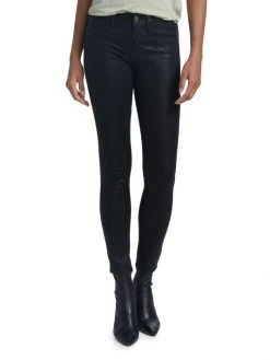 Frame Le Skinny De Jeanne Coated Mid-Rise Jeans -Frame Sales Store unnamed file 2531