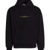 Frame Cotton Logo Hoodie For Men Noir