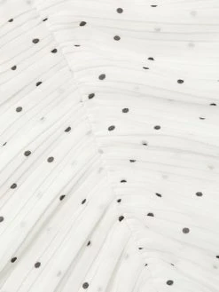 Frame Polka Dotted Gathered Keyhole Tie-Neck Dress 15 Frame Polka Dotted Gathered Keyhole Tie-Neck Dress -Frame Sales Store unnamed file 2658