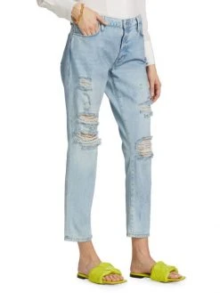 Frame Le Garcon Mid-Rise Distressed Boyfriend Jeans -Frame Sales Store unnamed file 2669