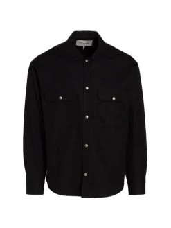 Frame Front-Snap Overshirt For Men