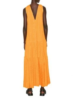 Frame Draped Halter Maxi Dress -Frame Sales Store unnamed file 2720