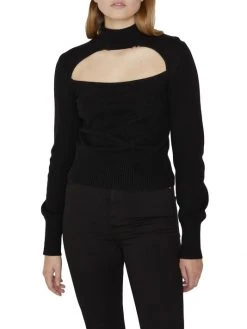 Frame Cut-Out Turtleneck Cashmere-Blend Sweater -Frame Sales Store unnamed file 2724