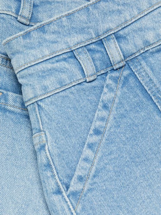 Frame Double-Button Denim Shorts 9 Frame Double-Button Denim Shorts - Image 7