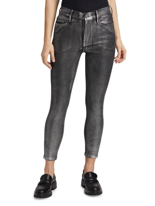 Frame Le High Coated Skinny Crop Jeans 5 Frame Le High Coated Skinny Crop Jeans - Image 3