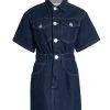 Frame Mixed Media Denim Minidress 1 Frame Mixed Media Denim Minidress -Frame Sales Store unnamed file 2789