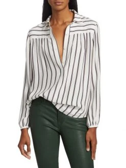 Frame Le Drop Yoke Popover Shirt -Frame Sales Store unnamed file 283