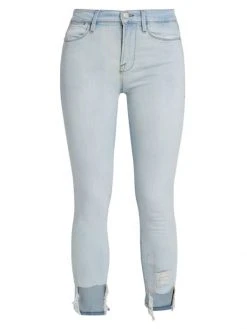 Frame Le High Skinny Cropped Jeans