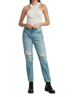 Frame Le Slouch Distressed Jeans -Frame Sales Store unnamed file 2856