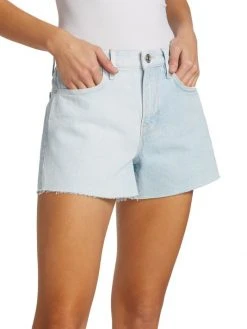 Frame Le Brigette Mid-Rise Two-Tone Denim Shorts -Frame Sales Store unnamed file 2901