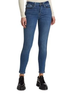 Frame Le High High-Rise Piped Stretch Skinny Jeans -Frame Sales Store unnamed file 2908