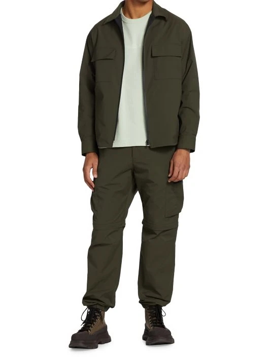 Frame Convertible Tech Trousers For Men Noir 3 Frame Convertible Tech Trousers For Men Noir - Image 2