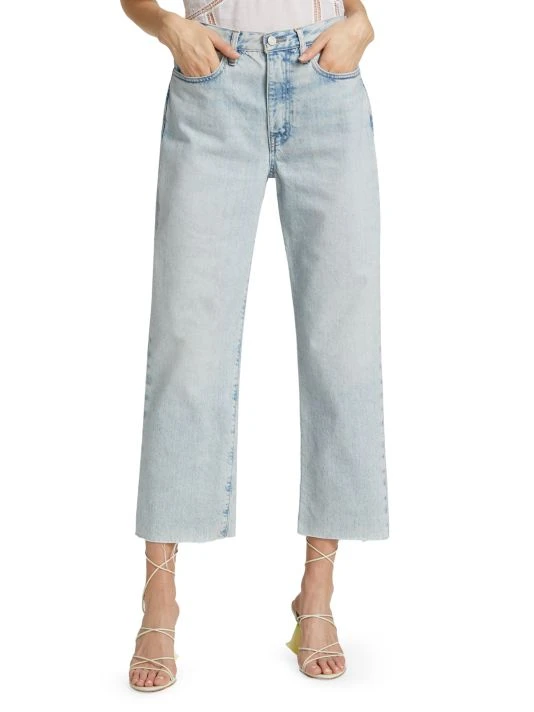 Frame Le Jane High-Rise Crop Wide-Leg Jeans 5 Frame Le Jane High-Rise Crop Wide-Leg Jeans - Image 3