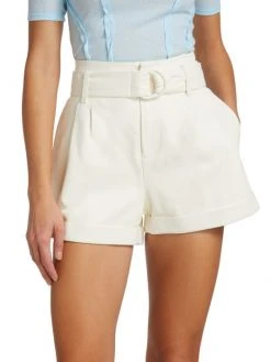 Frame Leather Paperbag Shorts -Frame Sales Store unnamed file 2950