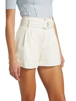 Frame Leather Paperbag Shorts -Frame Sales Store unnamed file 2951