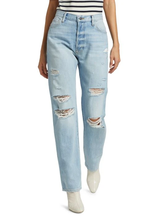 Frame Le Slouch High-Rise Ripped Jeans 5 Frame Le Slouch High-Rise Ripped Jeans - Image 3