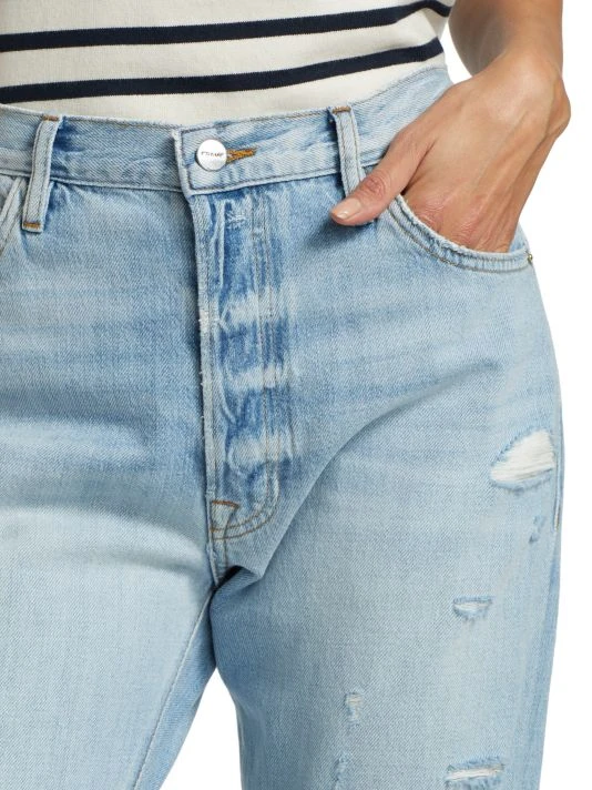 Frame Le Slouch High-Rise Ripped Jeans 8 Frame Le Slouch High-Rise Ripped Jeans - Image 6