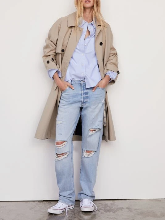 Frame Le Slouch High-Rise Ripped Jeans 9 Frame Le Slouch High-Rise Ripped Jeans - Image 7