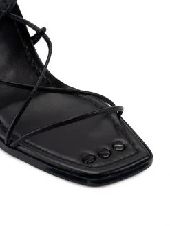 Frame Le Doheny Ankle-Wrap Leather Sandals Garnet -Frame Sales Store unnamed file 2970