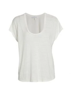 Frame Easy Scoopneck T-Shirt Cloud Blue -Frame Sales Store unnamed file 2994