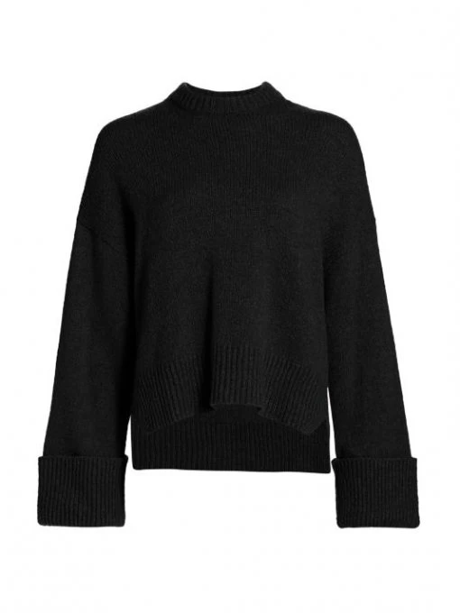 Frame Leon Cuff Sweater Noir -Frame Sales Store unnamed file 2999