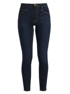 Frame Le Skinny De Jeanne Mid-Rise Jeans
