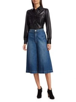 Frame Fem Leather Military Shirt -Frame Sales Store unnamed file 3017