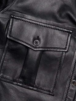 Frame Fem Leather Military Shirt -Frame Sales Store unnamed file 3019