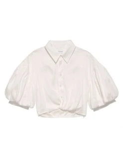 Frame Voluminous Twist-Front Top Noir 9 Frame Voluminous Twist-Front Top Noir -Frame Sales Store unnamed file 319