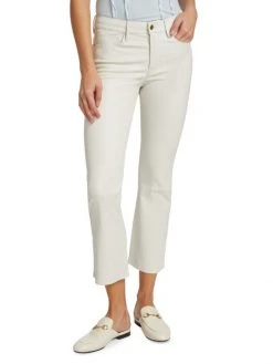 Frame Le Crop Leather Flared Leg Pants -Frame Sales Store unnamed file 387