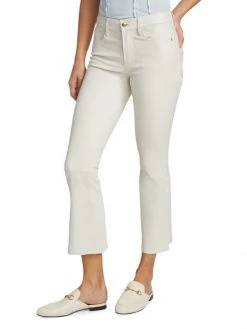 Frame Le Crop Leather Flared Leg Pants -Frame Sales Store unnamed file 388