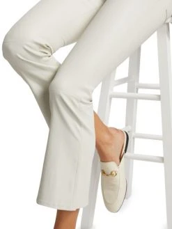 Frame Le Crop Leather Flared Leg Pants -Frame Sales Store unnamed file 390