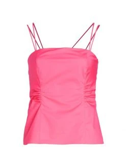 Frame Cotton-Blend Tie-Back Tank Top