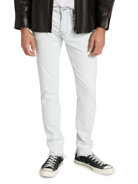 Frame Skinny Cotton-Blend Five-Pocket Jeans For Men 5 Frame Skinny Cotton-Blend Five-Pocket Jeans For Men - Image 3