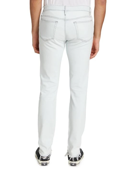 Frame Skinny Cotton-Blend Five-Pocket Jeans For Men 7 Frame Skinny Cotton-Blend Five-Pocket Jeans For Men - Image 5