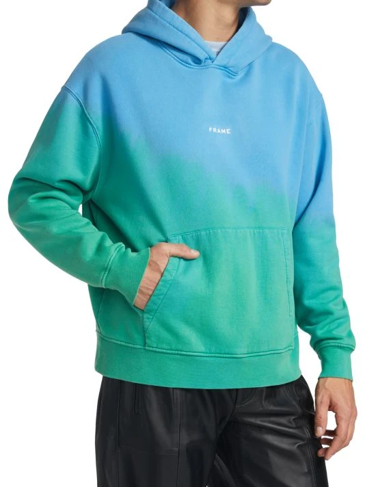 Frame Dip-Dye Print Hoodie Sweatshirt For Men 6 Frame Dip-Dye Print Hoodie Sweatshirt For Men - Image 4