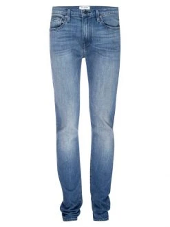Frame L’Homme Slim Faded Stretch Slim-Straight Jeans For Men