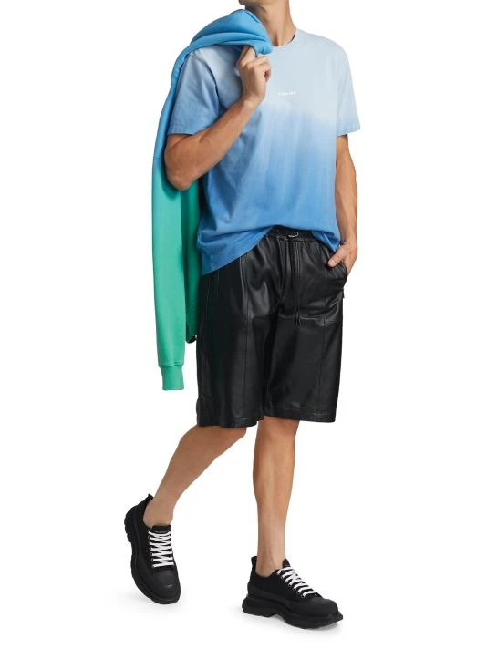 Frame Bonded Leather Shorts For Men 4 Frame Bonded Leather Shorts For Men - Image 2