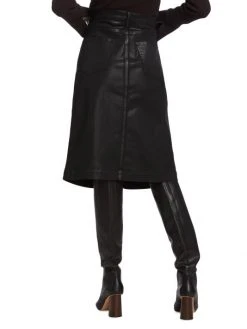 Frame Coated A-Line Midi Skirt -Frame Sales Store unnamed file 590