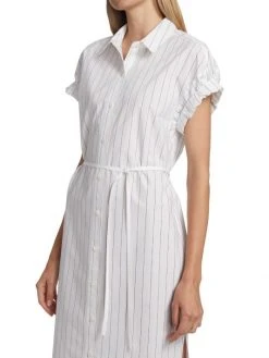 Frame Striped Cotton Shirtdress -Frame Sales Store unnamed file 602