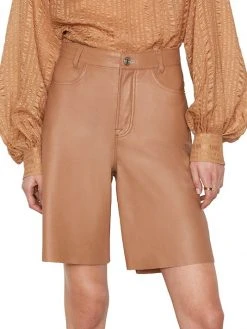 Frame Leather Bermuda Shorts -Frame Sales Store unnamed file 648