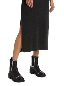 Frame Cashmere Shirred-Sleeve Sweaterdress -Frame Sales Store unnamed file 657