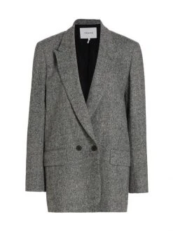 Frame Di Wool-Blend Double-Breasted Jacket