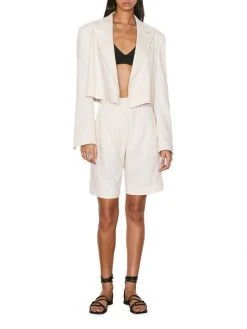 Frame Clean Cropped Blazer