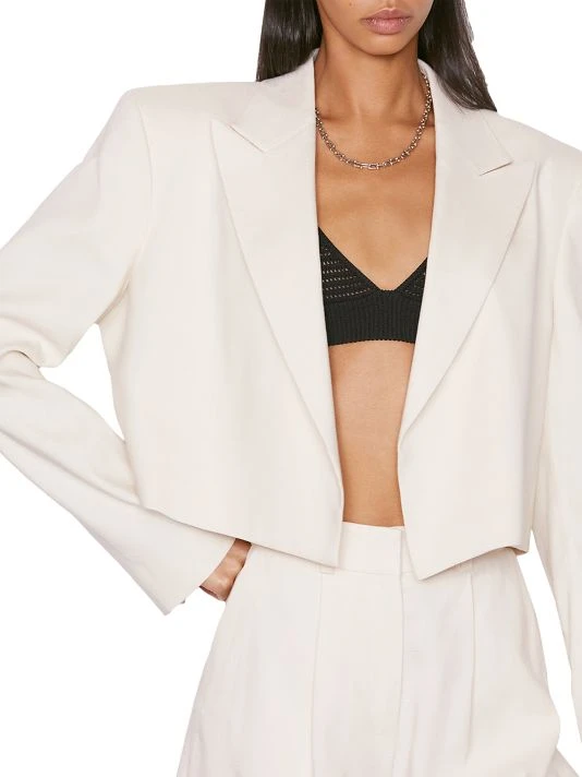 Frame Clean Cropped Blazer 8 Frame Clean Cropped Blazer - Image 6