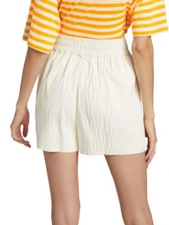 Frame Pleated Leather Shorts 13 Frame Pleated Leather Shorts -Frame Sales Store unnamed file 678