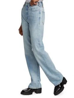 Frame Le Jane High-Rise Distressed Wide-Leg Jeans 12 Frame Le Jane High-Rise Distressed Wide-Leg Jeans -Frame Sales Store unnamed file 712